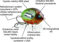 Absoltny hit medzi voblermi SALMO Lil Bug.